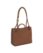 Brown Small Andiamo Bag | PDP | Antonia