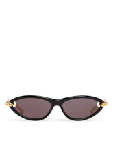Black Cat-eye Knot Sunglasses | PDP | Antonia