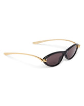 Black Cat-eye Knot Sunglasses | PDP | Antonia