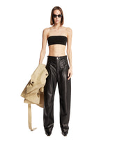 Pantaloni In Pelle Neri | PDP | Antonia