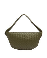 Green Intrecciato Day Sling Bag | PDP | Antonia
