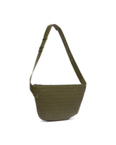Green Intrecciato Day Sling Bag | PDP | Antonia