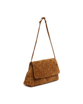 Brown Suede Giorno Clutch | PDP | Antonia