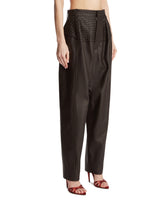 Brown Leather Pants | PDP | Antonia