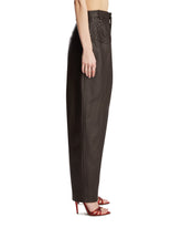 Brown Leather Pants | PDP | Antonia