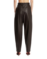 Brown Leather Pants | PDP | Antonia