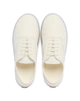 White Intrecciato Sneakers - Bottega Veneta men | PLP | Antonia