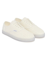 White Intrecciato Sneakers | PDP | Antonia