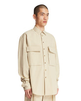 Beige Cotton Shirt | PDP | Antonia