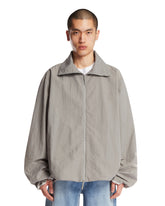 Gray Nylon Zip Jacket - Men's jackets | PLP | Antonia