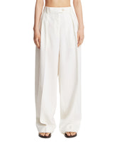 Pantaloni A Vita Alta Bianchi - CALVIN KLEIN WOMEN | PLP | Antonia