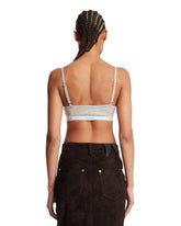 Gray Logo Brassiere Top | PDP | Antonia