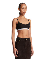 Black Logo Brassiere Top | PDP | Antonia