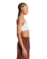 White Logo Brassiere Top | PDP | Antonia