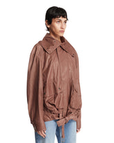 Brown Isa Bomber Jacket | PDP | Antonia