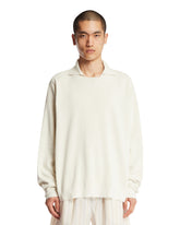 White Long-Sleeve Polo | PDP | Antonia