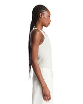 White Wool Racer Top | PDP | Antonia