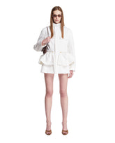 Giacca Peplo In Cotone Bianca - CARVEN DONNA | PLP | Antonia