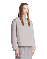 Gray Padded Zip Jacket | PDP | Antonia
