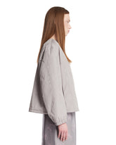 Gray Padded Zip Jacket | PDP | Antonia