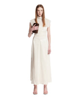 White Silk Midi Dress - Women's clothing | PLP | Antonia