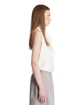 White Silk Top | PDP | Antonia