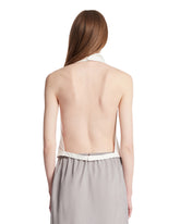 White Silk Top | PDP | Antonia
