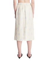 Beige Viscose Midi Skirt | PDP | Antonia