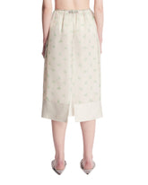Ivory Silk Midi Skirt | PDP | Antonia
