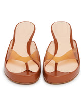 Brown and Transparent Junie Sandals | PDP | Antonia