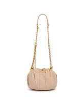 Beige Plisse Shoulder Bag | PDP | Antonia