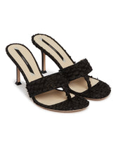 Black Helix High Thong Sandals | PDP | Antonia