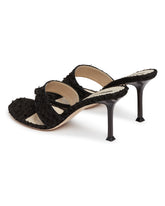 Black Helix High Thong Sandals | PDP | Antonia