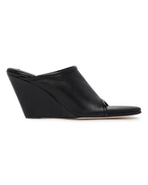 Black Wedge Mules | PDP | Antonia