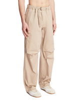 Beige Cotton Jordan Pants | PDP | Antonia
