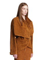 Brown Cindy Suede Jacket | PDP | Antonia