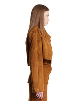 Brown Cindy Suede Jacket | PDP | Antonia
