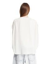 White Draped Top | PDP | Antonia