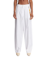 White Wide Cotton Pants | All | Antonia