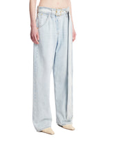 Light Blue Dalila Belted Jeans | PDP | Antonia