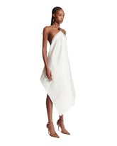 White Silk Oversized Top | PDP | Antonia