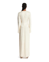White Jacquard Dress | PDP | Antonia
