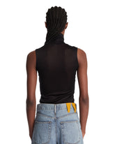 Black Sheer Silk Top | PDP | Antonia