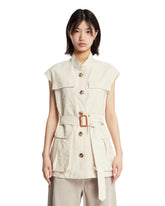 Beige Belted Vest - WELCOME PROMO (auto excl.) | PLP | Antonia
