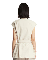 Gilet Con Cintura Beige | PDP | Antonia