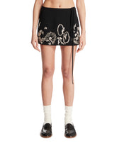 Black Wrap Mini Skirt | PDP | Antonia