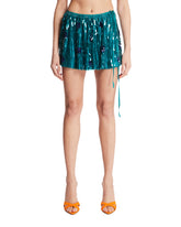 Light Blue Wrap Mini Skirt | PDP | Antonia