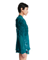 Camicia Con Fiori Blu | PDP | Antonia