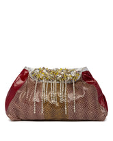 Clutch In Pelle Con Decorazioni Multicolor - POCHETTE DONNA | PLP | Antonia