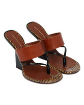 Sandali Con Tacco In Pelle Marroni - SANDALI DONNA | PLP | Antonia
